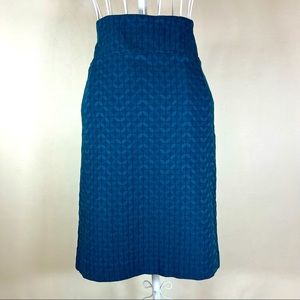 Blue Pencil Skirt